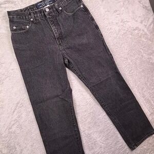 Vintage Guess Men's Jeans 29x30 Washed Black High Rise Straight Leg USA 39001 30